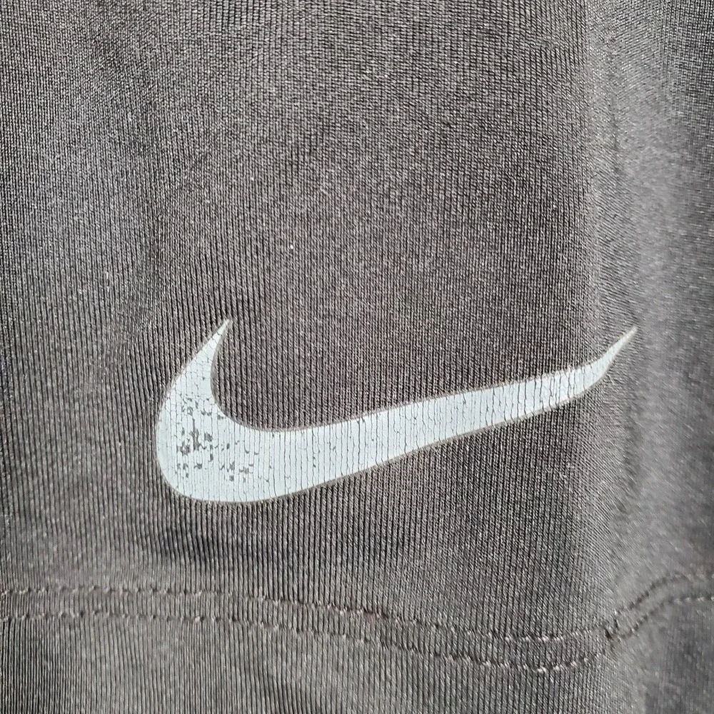 Nike Pro Combat Shirt Mens M Gray Fitted‎ Dri Fit Raglan Sleeve Baseball Active